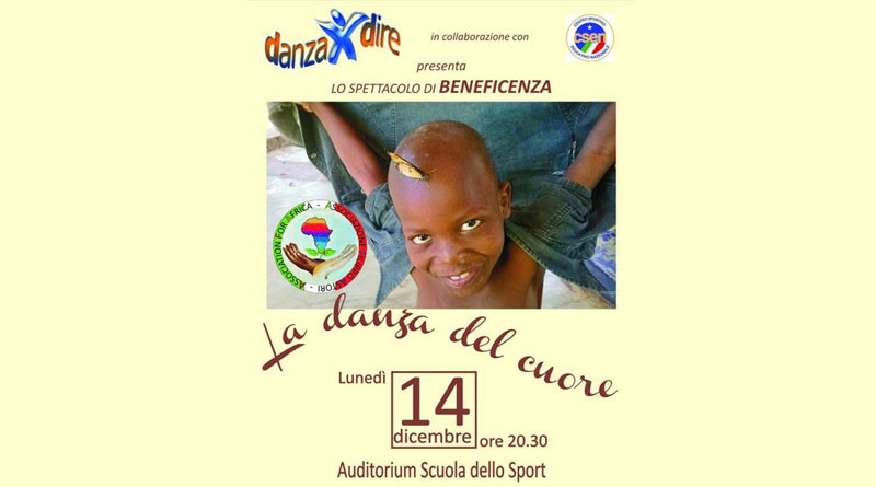 “La danza del cuore”, uno spettacolo di beneficenza per i bambini della Tanzania